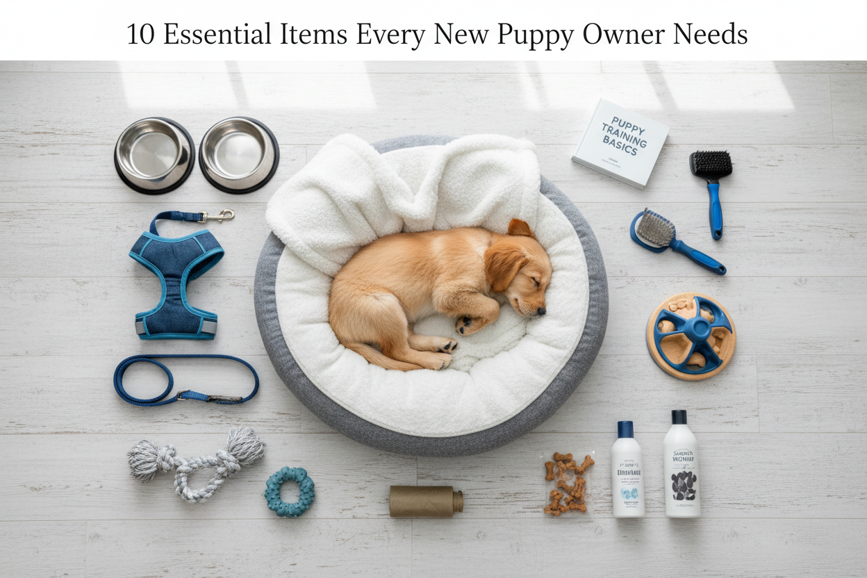 10 Essential Items Every New Puppy Owner Needs_FurrificPet.com