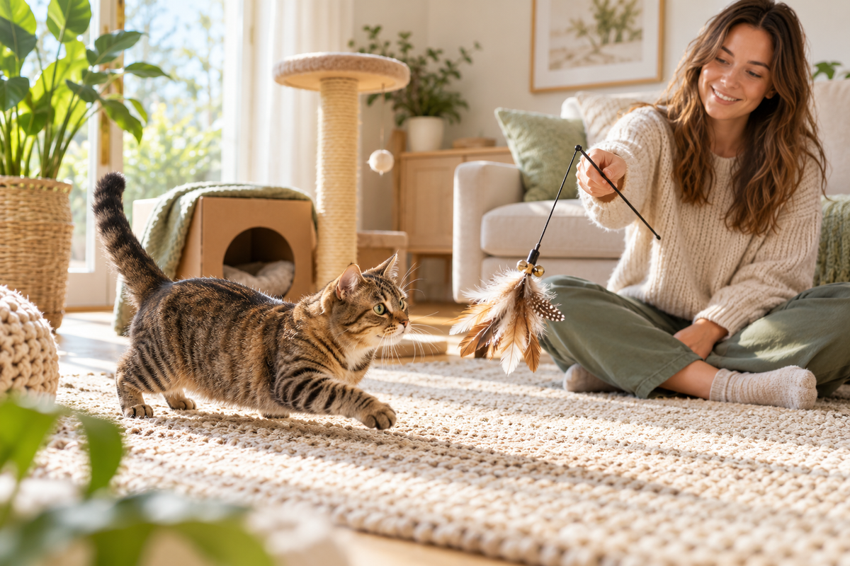 How to Keep an Indoor Cat Entertained