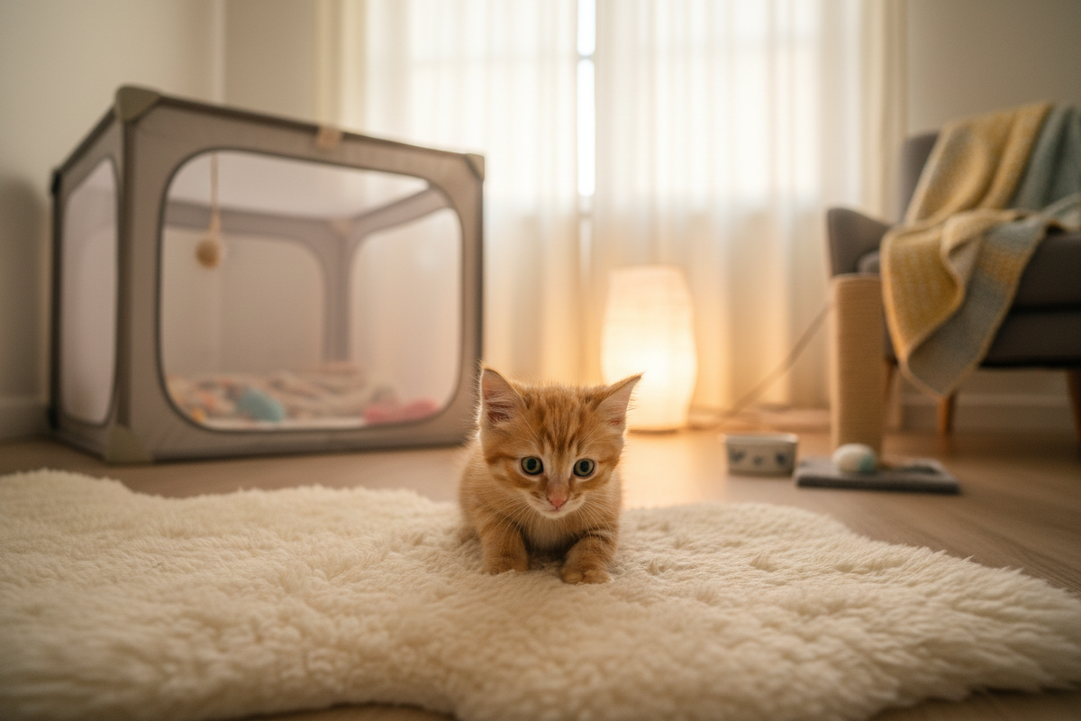 Helping a Kitten Adjust to a New Home_FurrificPet.com