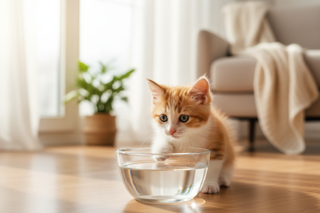 New Kitten Not Drinking Water_furrificpet.com