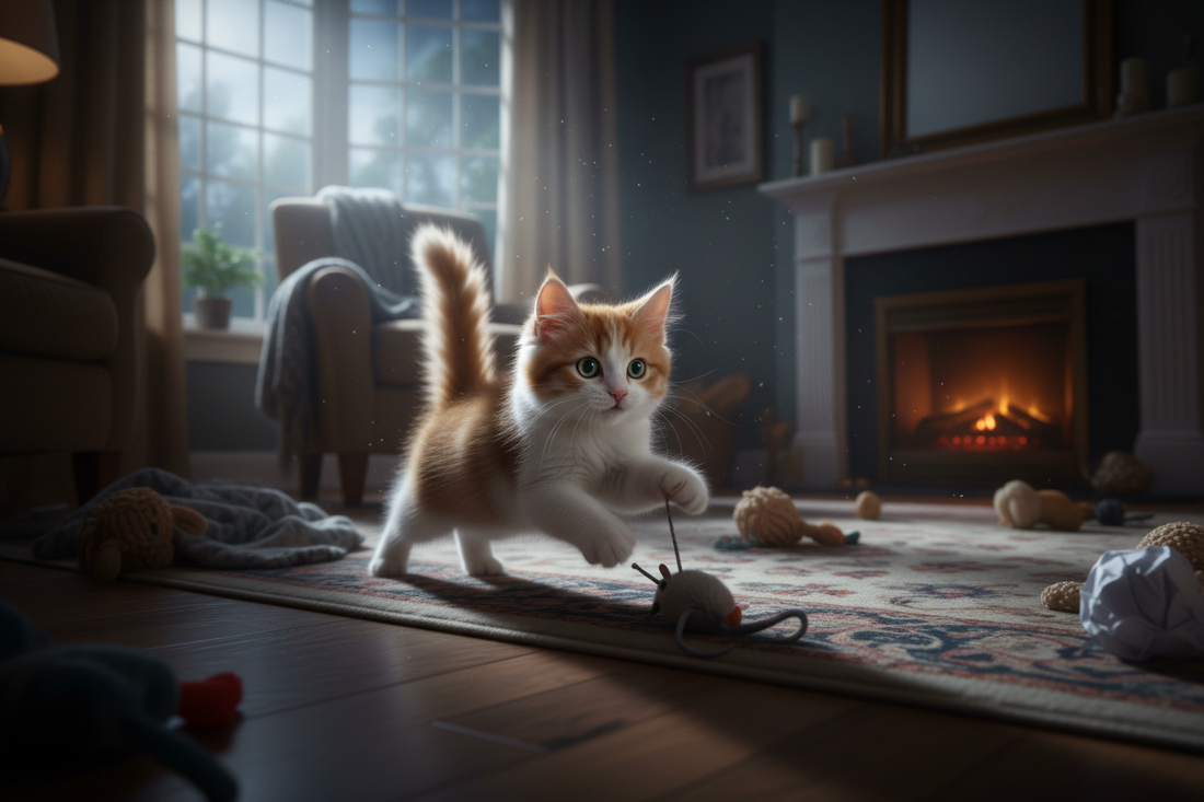 Why Your Kitten Plays at Night and Sleeps During the Day_furrificpet.com