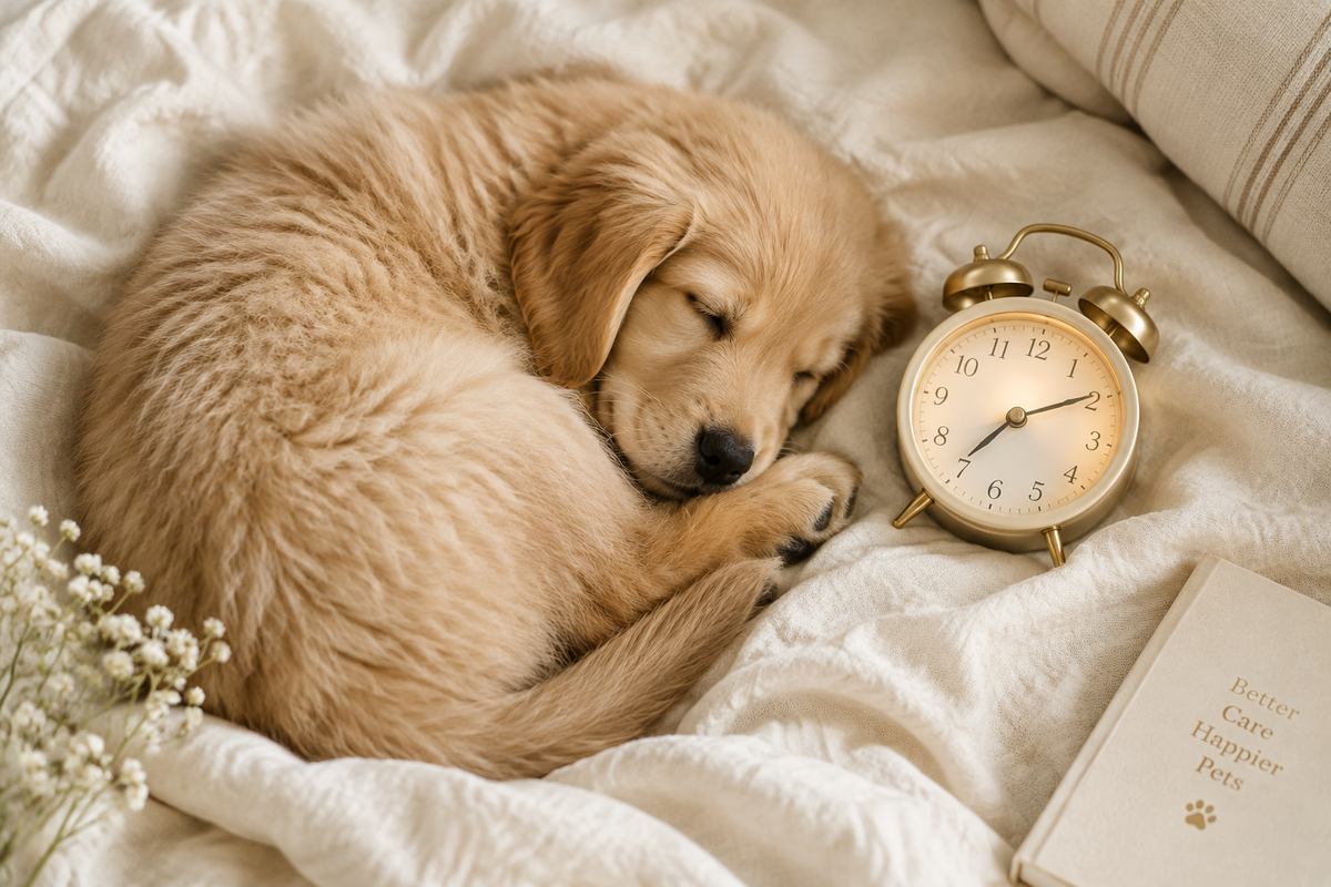 Puppy Sleep Schedule by Age: A Calm Daily Routine for 8 Weeks to 6 Months