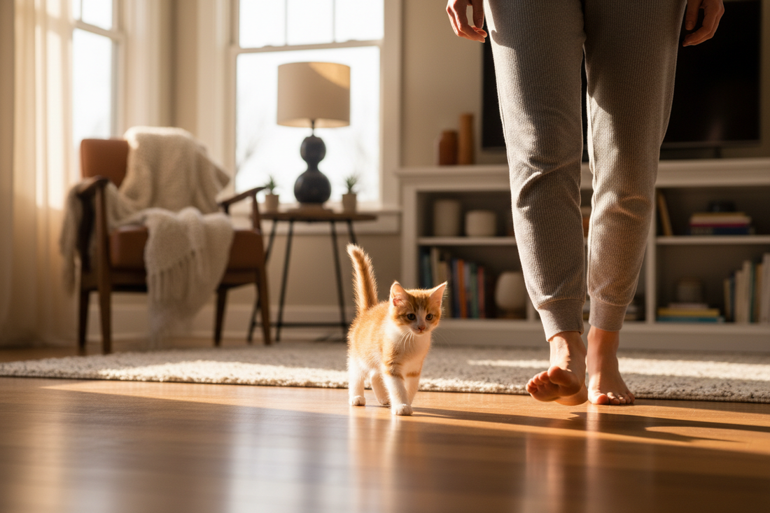 Why Does My Kitten Follow Me Everywhere_furrificpet.com