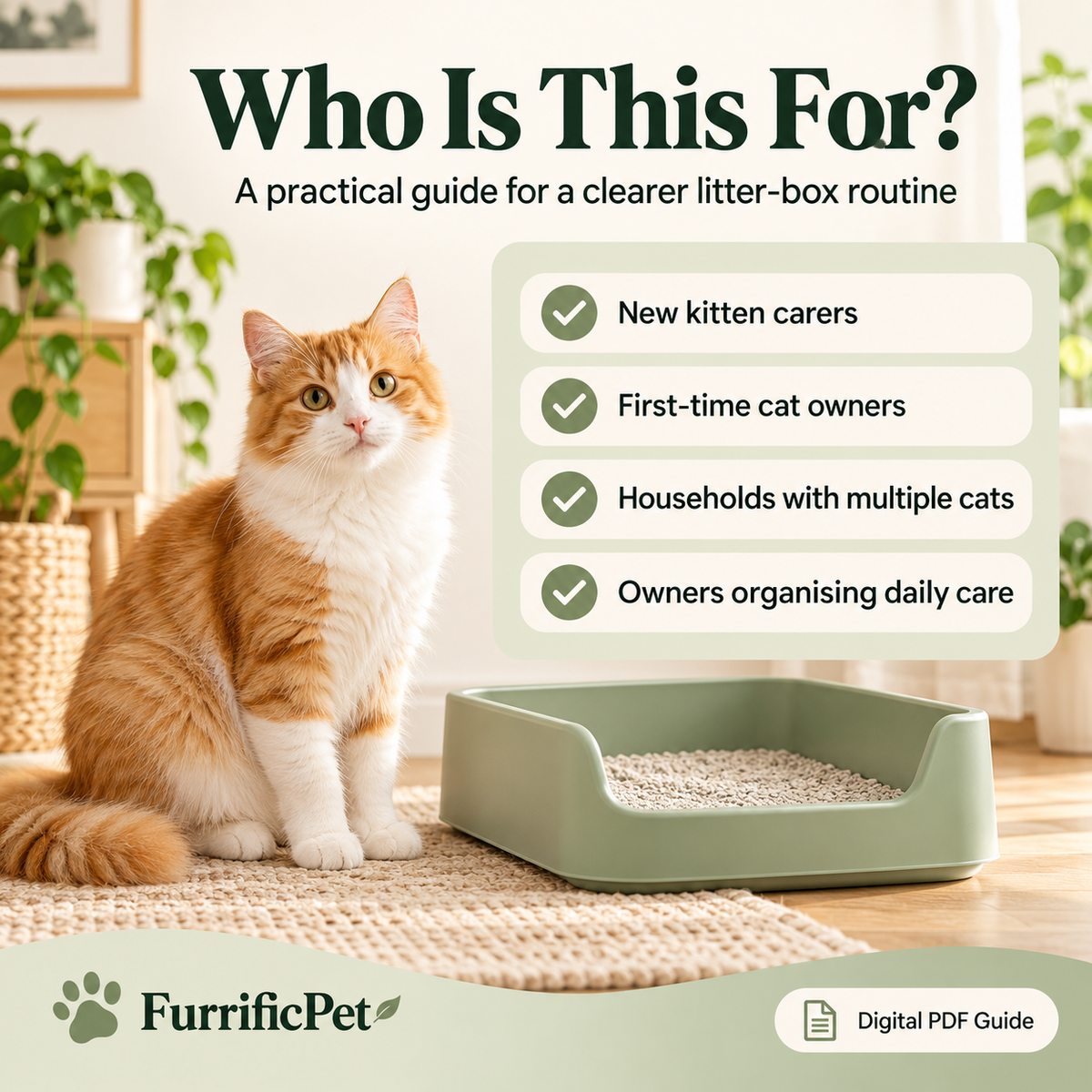 Your Cat’s Litter Box Routine: Setup Guide & Printable Tracker (PDF)