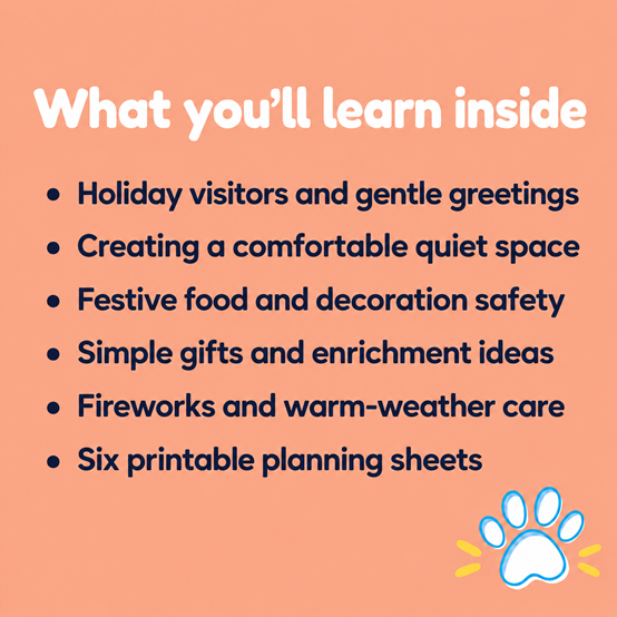 Calm Holidays with Your Dog & Cat – Christmas Safety Guide (Instant PDF)