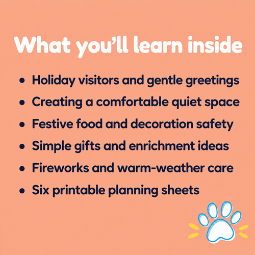 Calm Holidays with Your Dog & Cat – Christmas Safety Guide (Instant PDF)