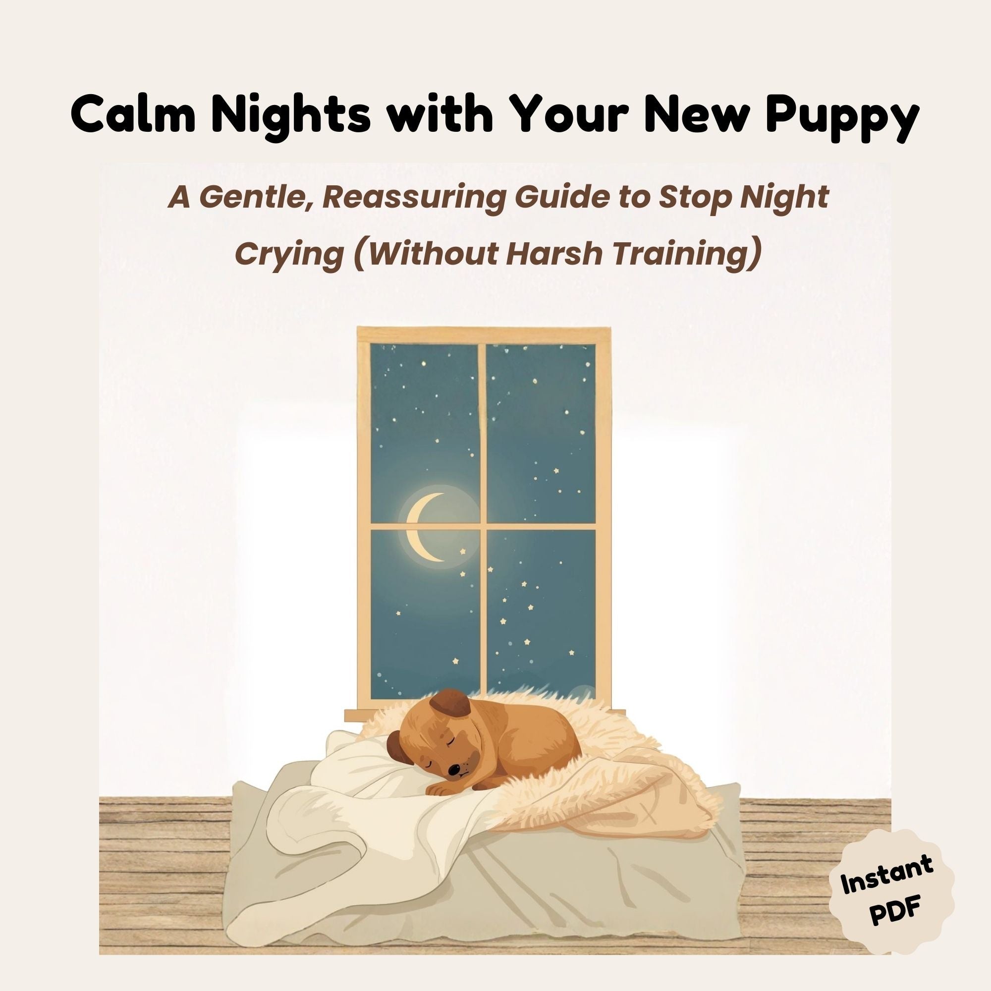 Calm Nights with Your New Puppy Cover_FurrificPet.com