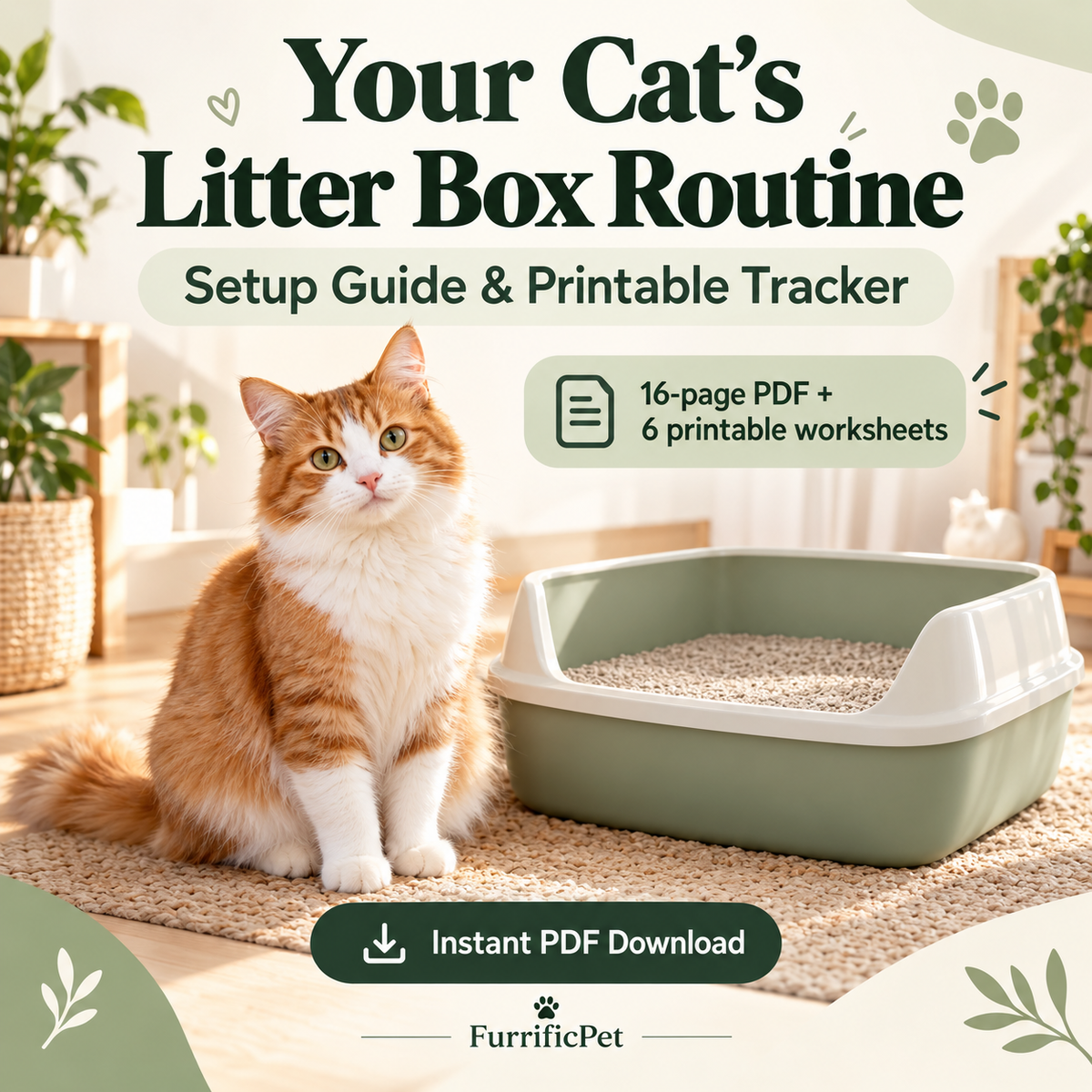 Your Cat’s Litter Box Routine: Setup Guide & Printable Tracker (PDF)