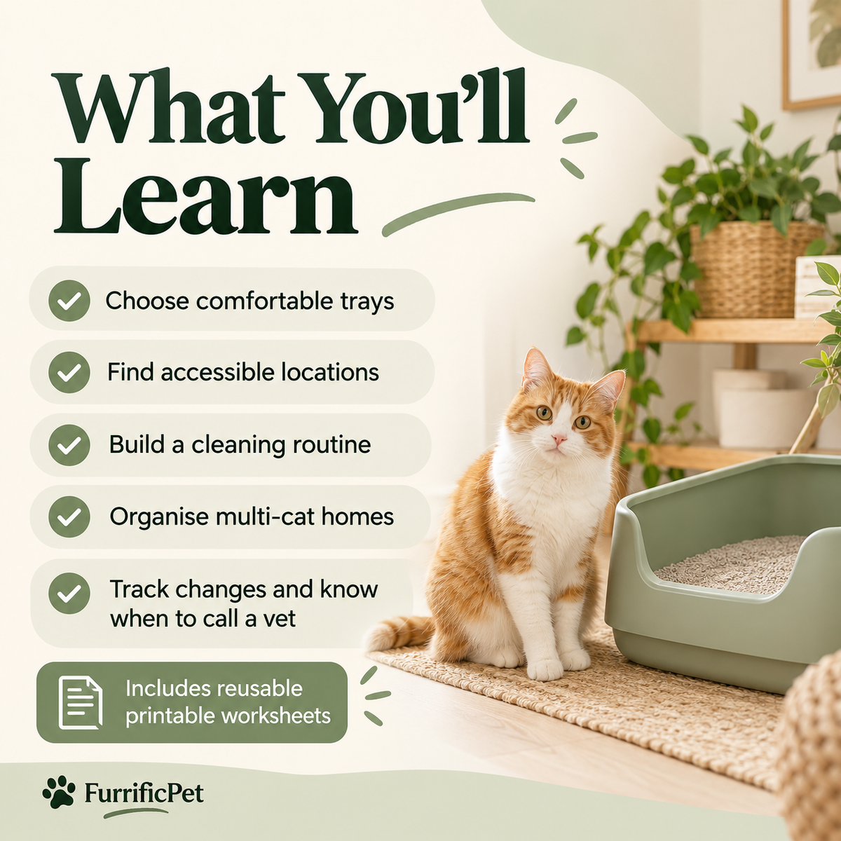 Your Cat’s Litter Box Routine: Setup Guide & Printable Tracker (PDF)