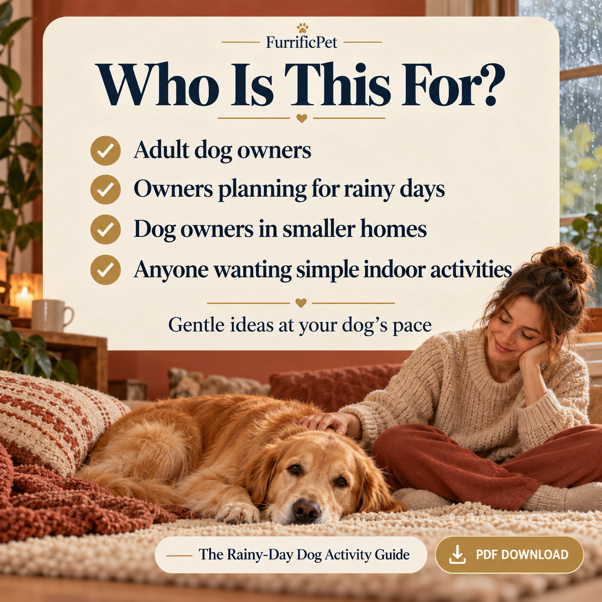 The Rainy-Day Dog Activity Guide: Indoor Games & 7-Day Planner (PDF Download)