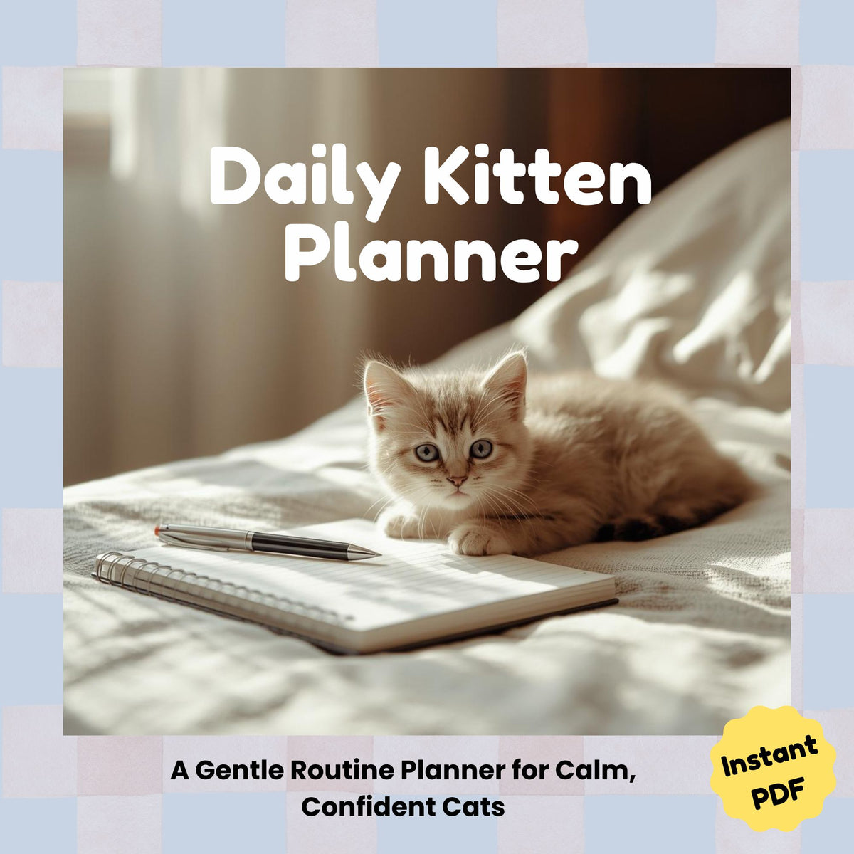 Daily Kitten Planner | Gentle Routine Planner for Cats – Furrificpet