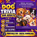 Dog Trivia for Adults – 100 Questions Printable PDF | Dogs, Details & Clever Answers